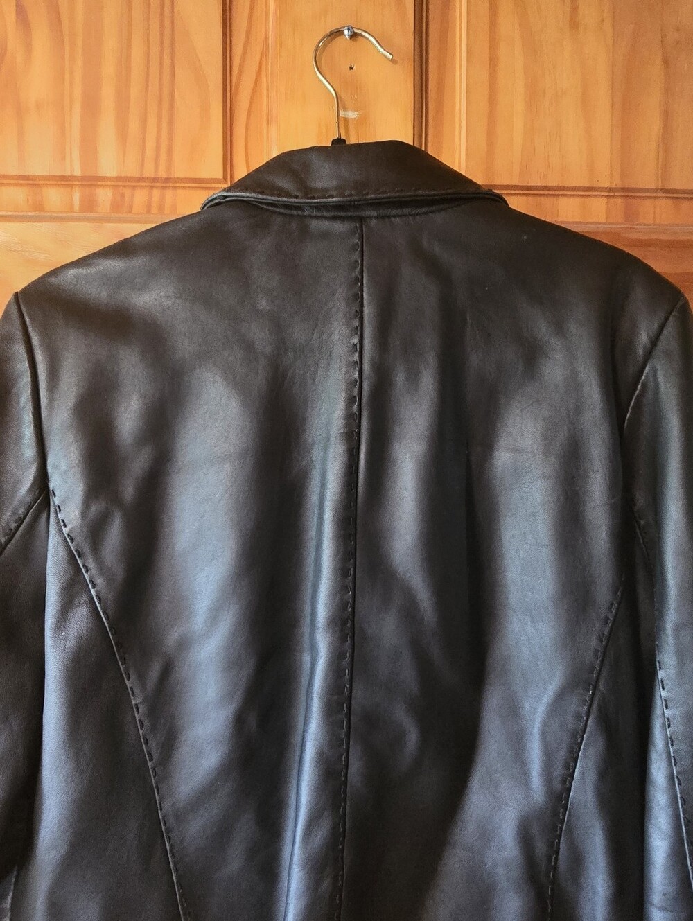 Vintage Sonoma Lambskin Genuine Leather Jacket Whipstitch XL - Picture 9 of 11